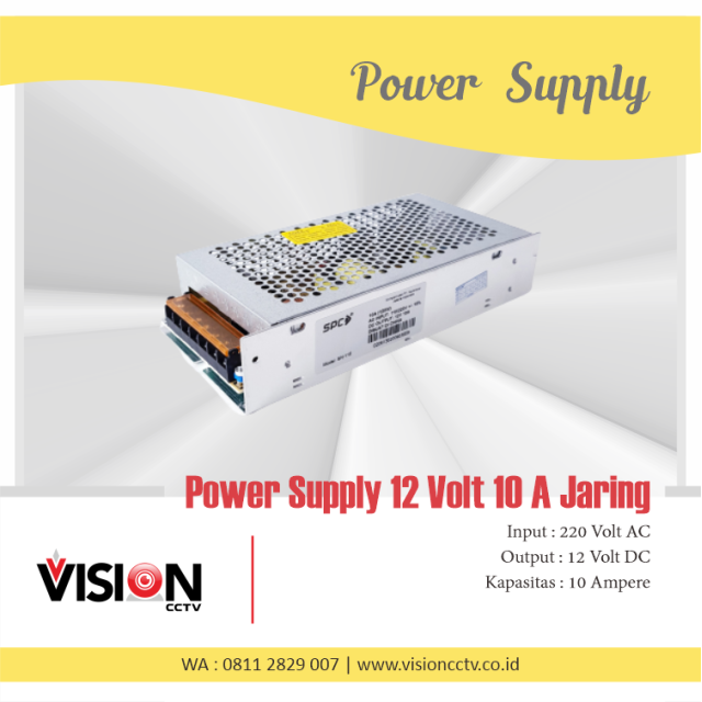 Power Supply 12 Volt 10 A